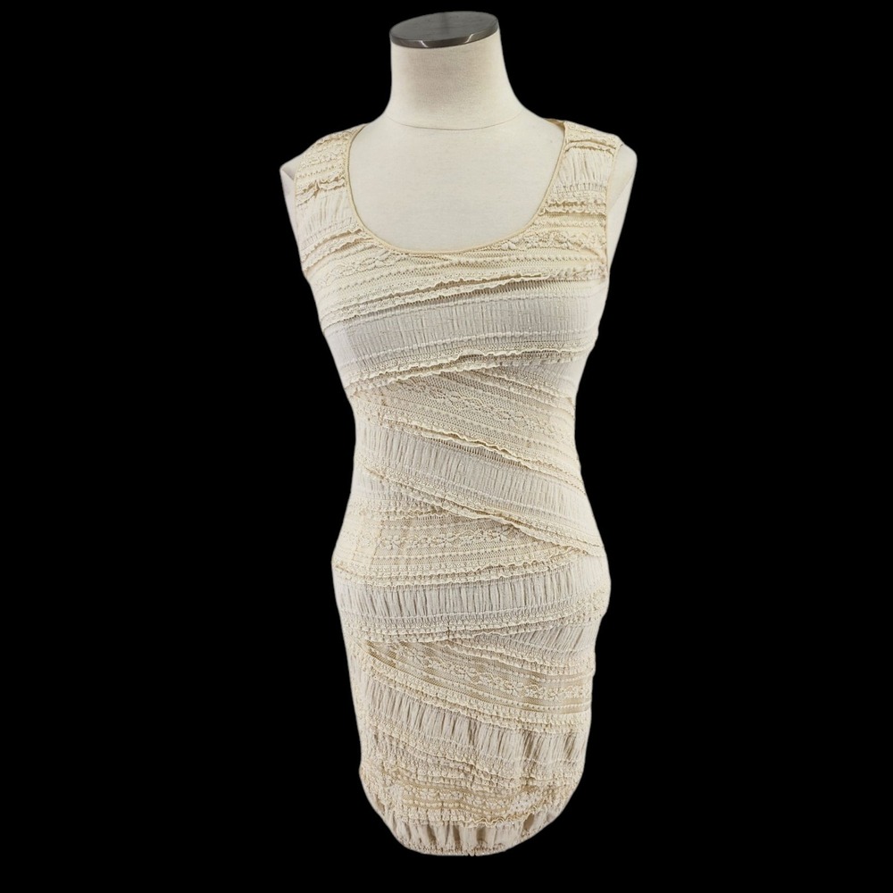 Vintage Y2K Max Studio Dress Coquette Angel Lace Festival Going Out Size Medium